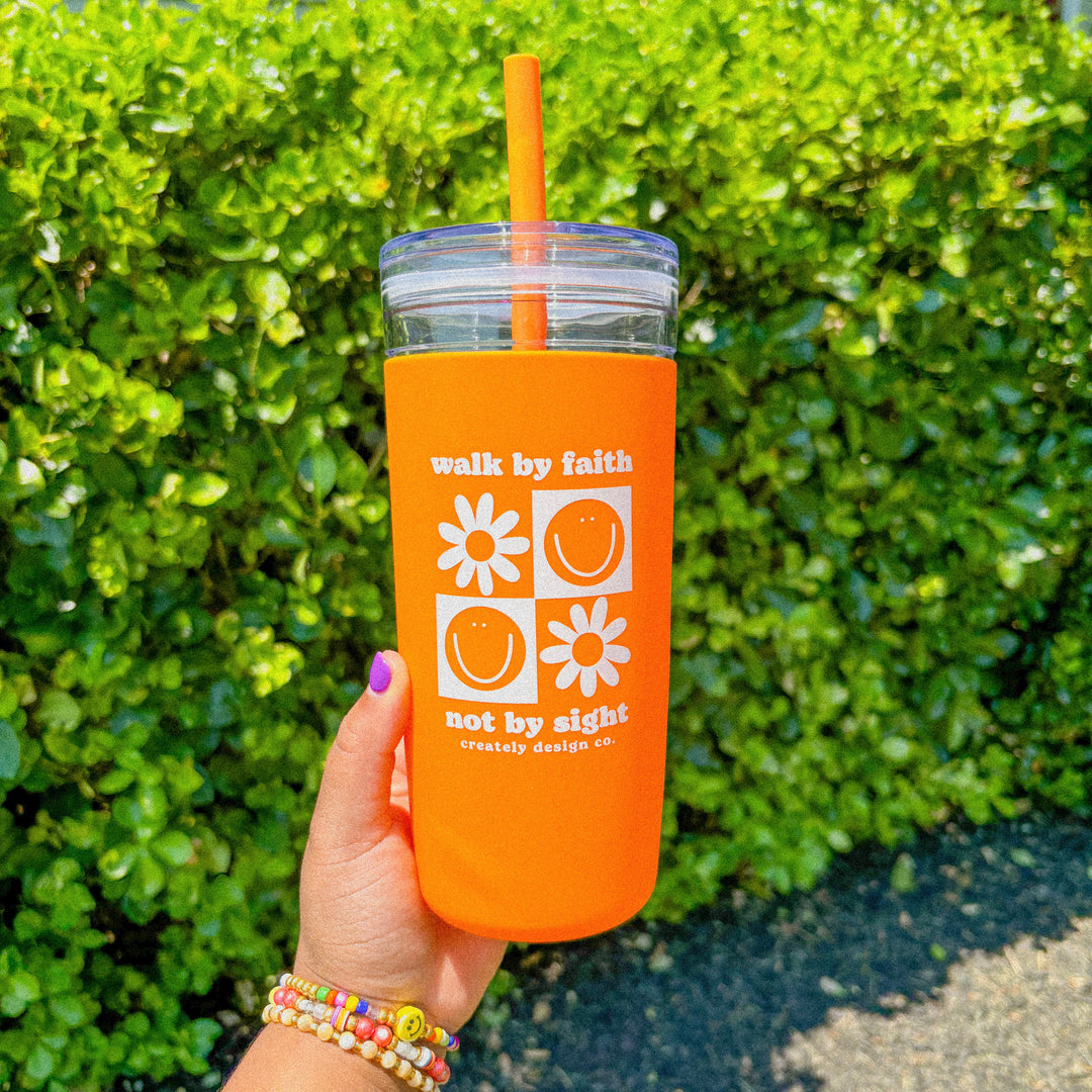 Walk By Faith Not By Sight Tumbler