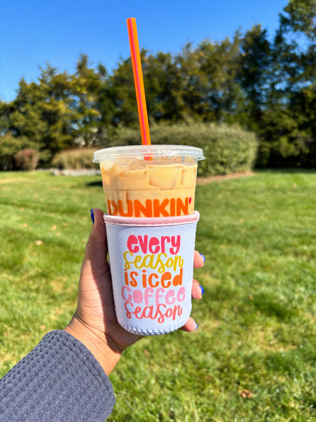 Iced Coffee Season Drink Sleeve