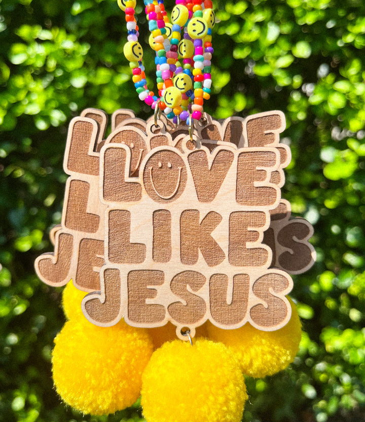 Love Like Jesus Car Charm