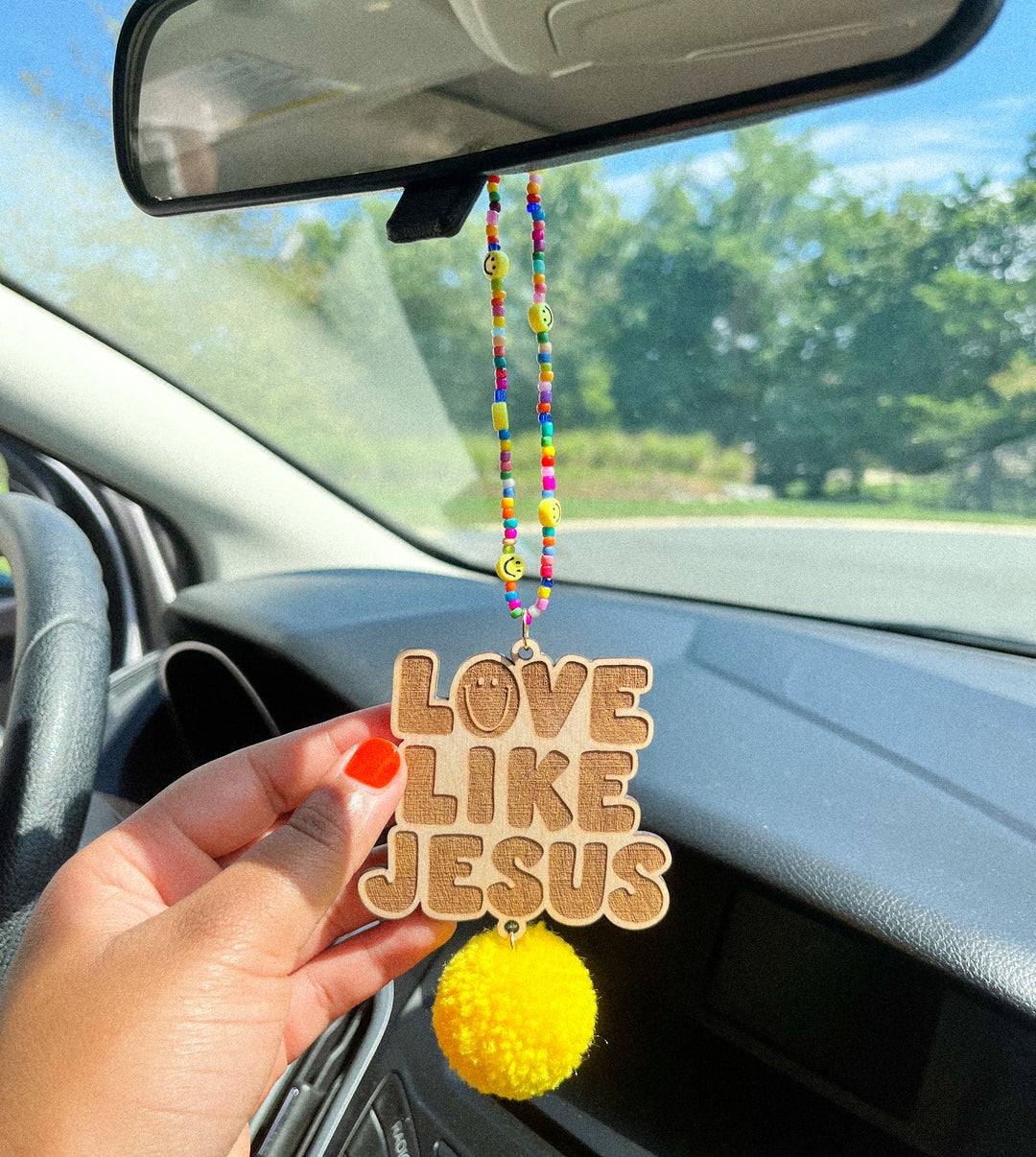 Love Like Jesus Car Charm