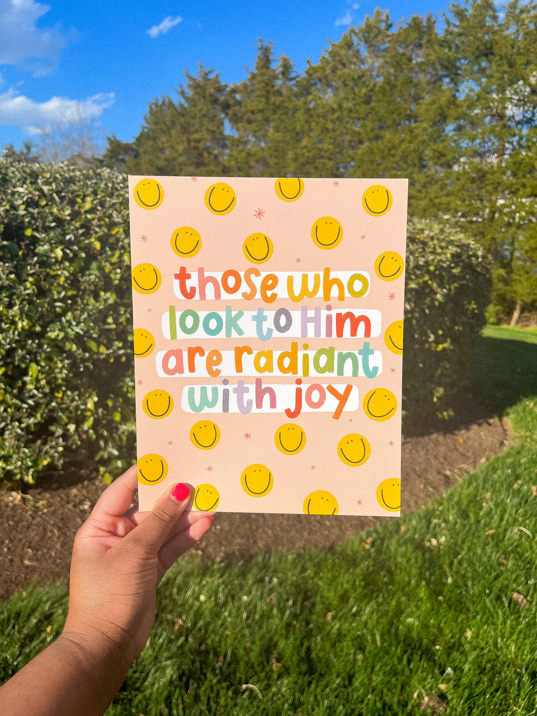 Radiant with Joy Art Print