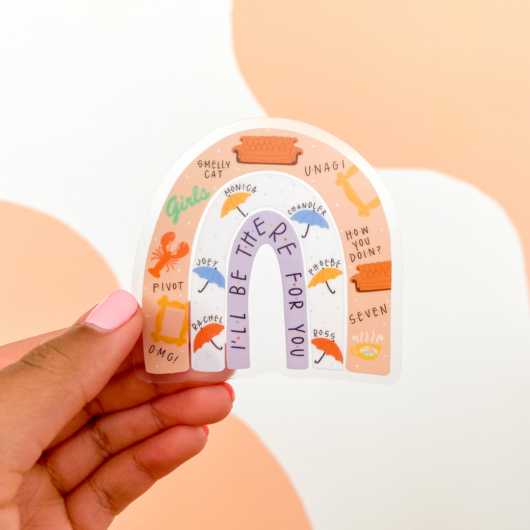 Friends Rainbow Sticker