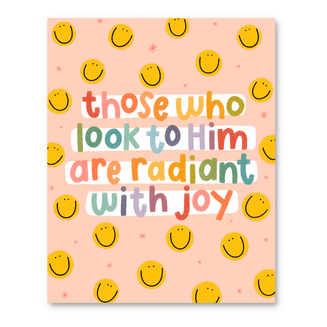 Radiant with Joy Art Print